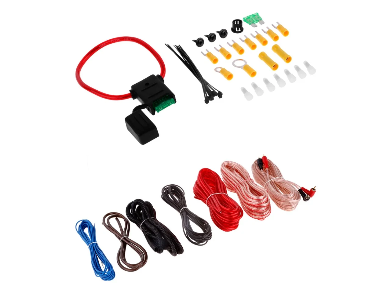Zestaw kabli do montażu wzmacniaczy / car audio Peiying ZLA0412 — ujęcie 2