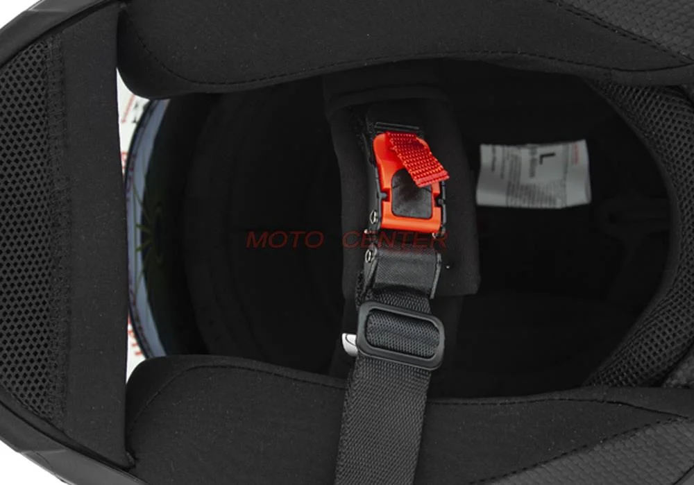 Kask zamknięty City-Bike FP05 czarny połysk rozmiar XS powystawowy zdemontowana blenda Homologacja ECE — ujęcie 5