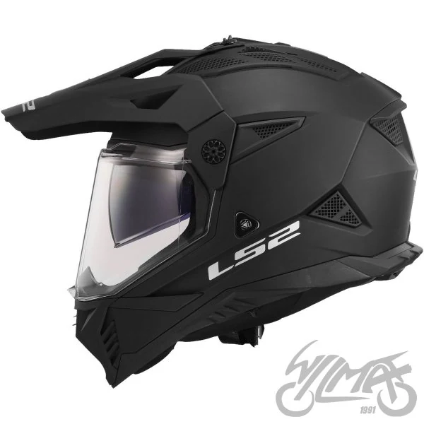 Kask adventure LS2 MX702 Pioneer II Matt Black — S — ujęcie 2