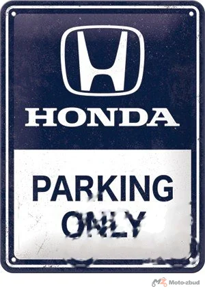 Tablica plakat 15X20 Honda am parking only 26269