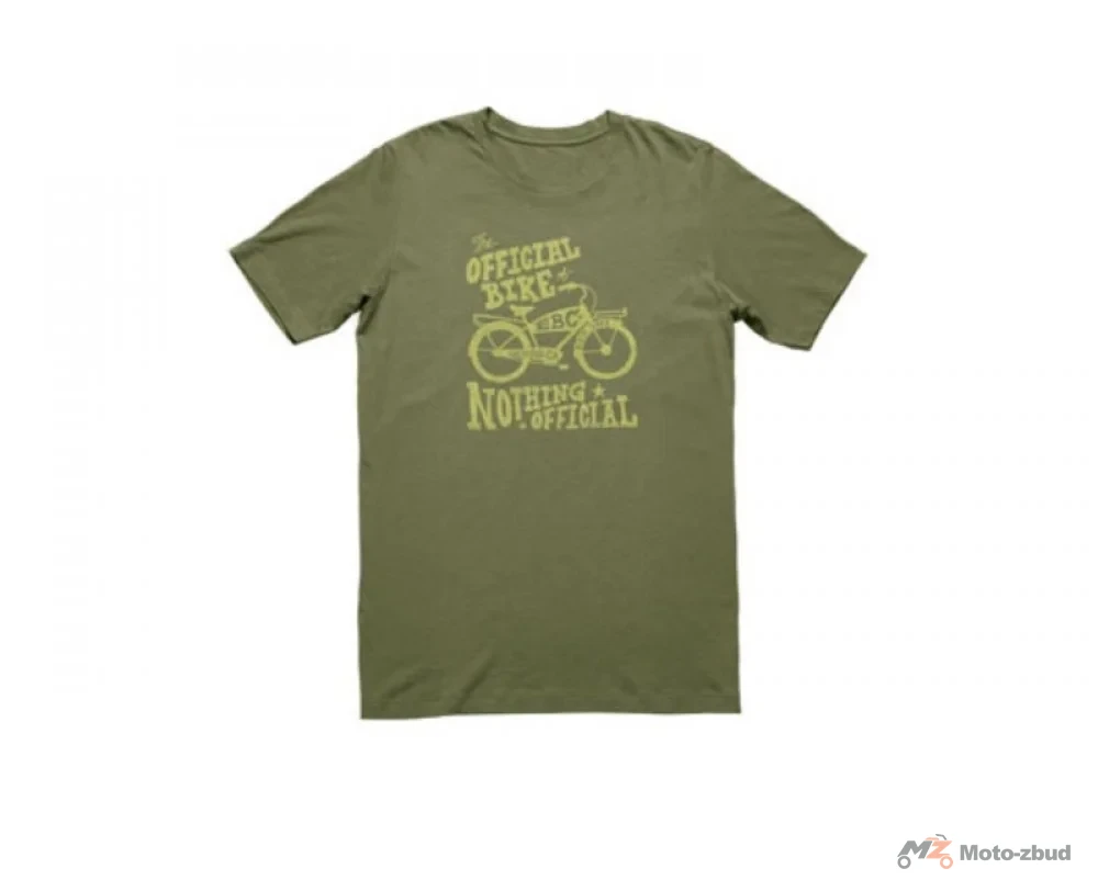 Electra koszulka nothing official tee oliwkowa męska z krótkim rękawkiem rozm. XXL 527429
