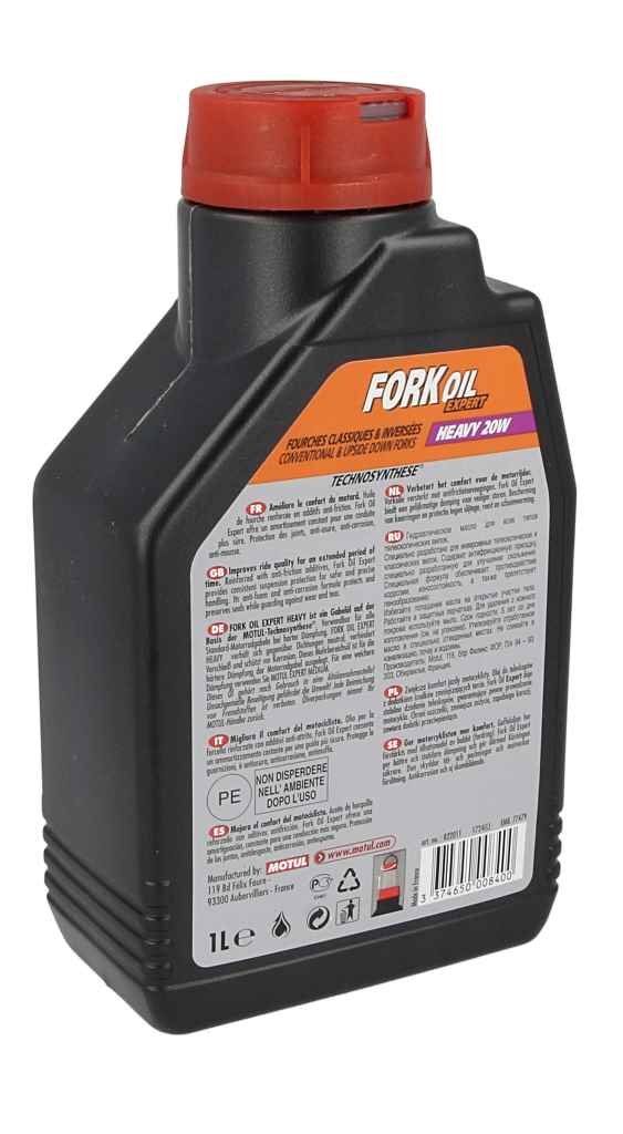 Olej do teleskopów 20 W MOTUL fork oil expert heavy 1 l — ujęcie 12