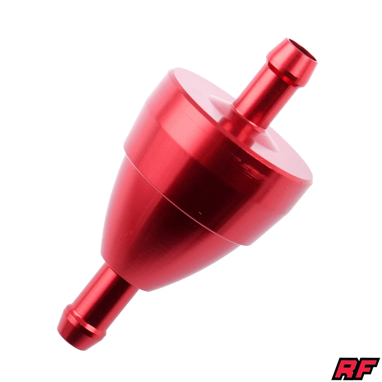 Filtr paliwa aluminium CNC czerwony V5 Racing Force — ujęcie 1