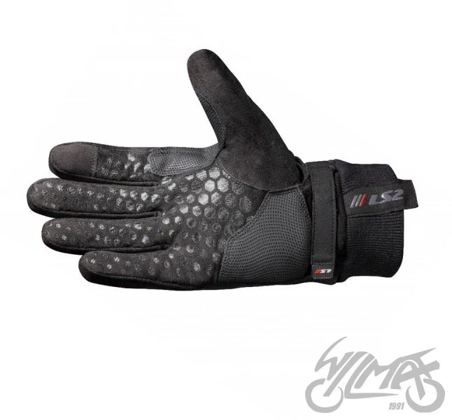 Rękawice motocyklowe LS2 Civis męskie Black — S — ujęcie 2