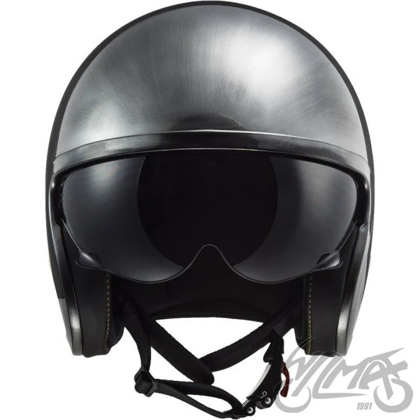 Kask LS2 OF599 Spitfire II jeans Titanium-06 — rozmiar M — ujęcie 3