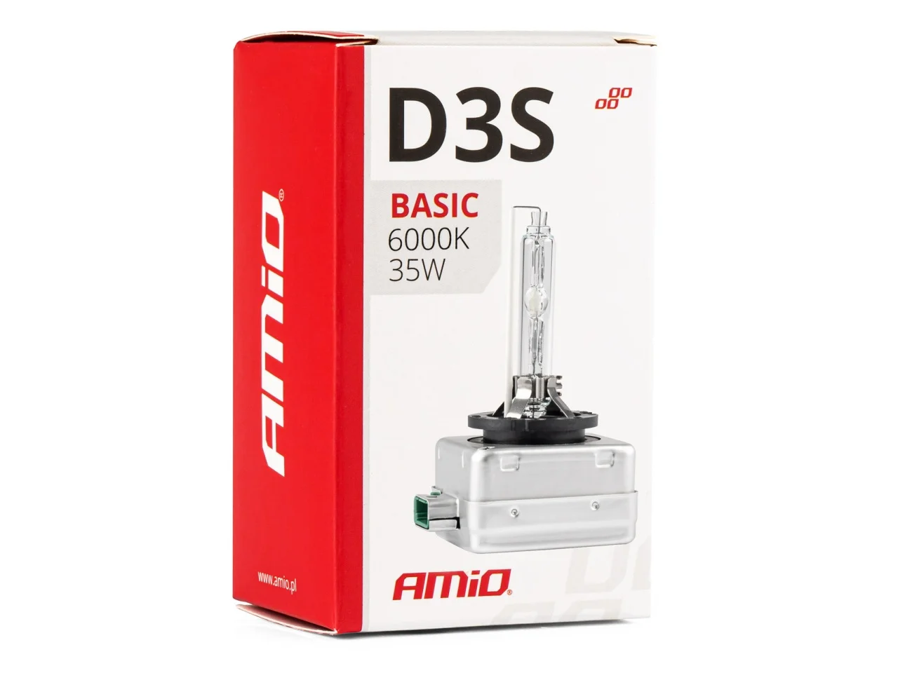 Żarnik Xenon D3S 6000K Amio BASIC — ujęcie 2