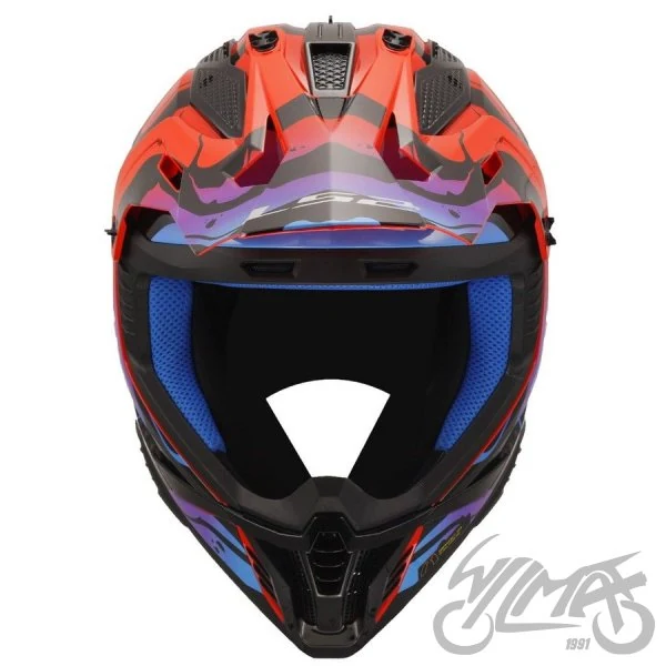 Kask LS2 MX708 Fast II Wash Gloss Red — XS — ujęcie 3