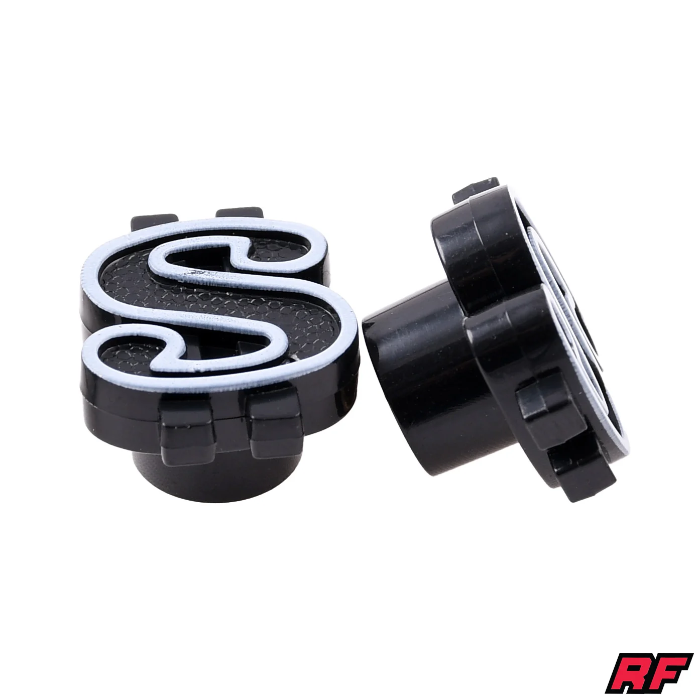 Nakrętka wentyla Racing Force dollar czarna 2szt — ujęcie 1