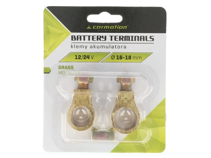 Klemy akumulatora mosiężne 12/24V max 300A — ujęcie 3