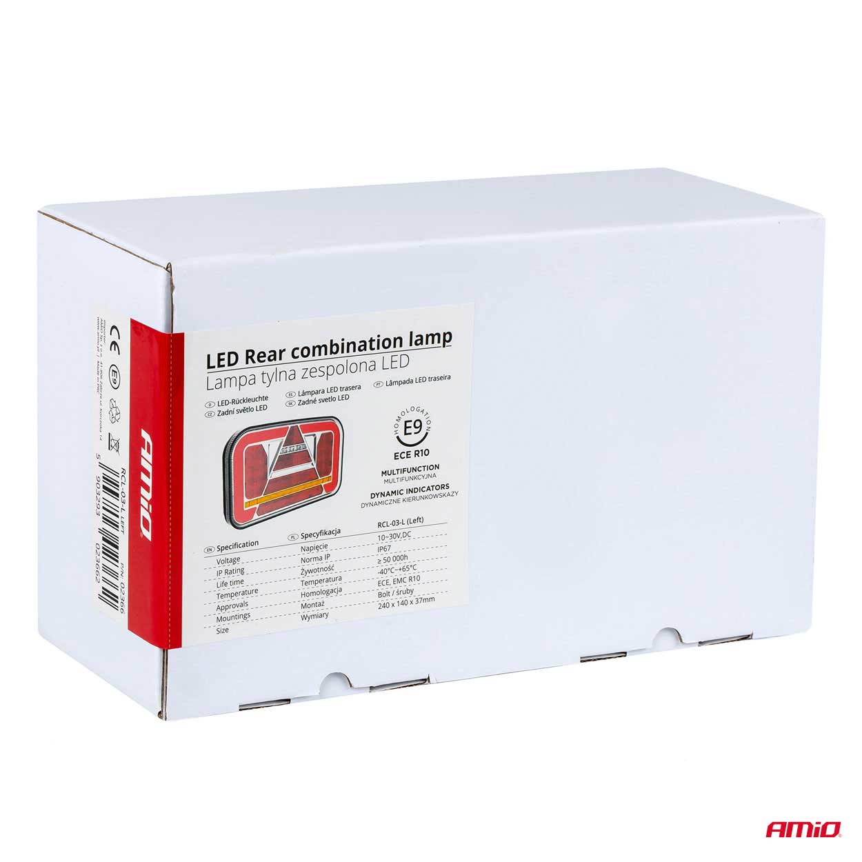 Lampa tylna zespolona LED AMiO RCL-03-L dynamiczna lewa — ujęcie 13