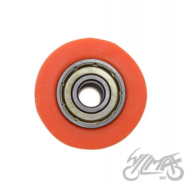 Rolka prowadząca łańcucha 22 mm — otwór 8 mm, pomarańczowa, AW567782 — ujęcie 2