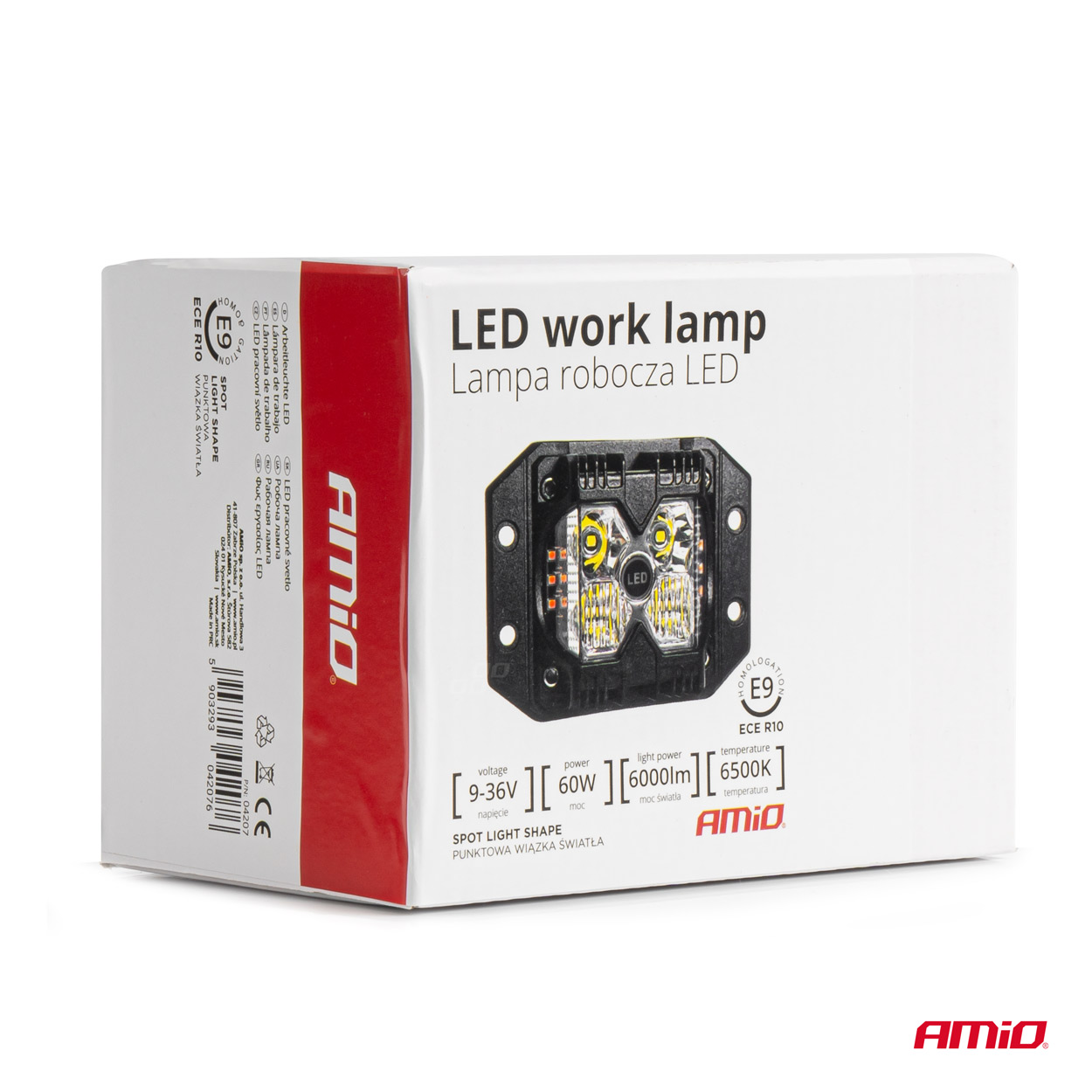 Lampa robocza szperacz LED AWL66 60 W 6500K 6000lm 12 V 24 V — ujęcie 11