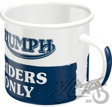 Kubek Triumph riders emaliowany 43228 — ujęcie 2