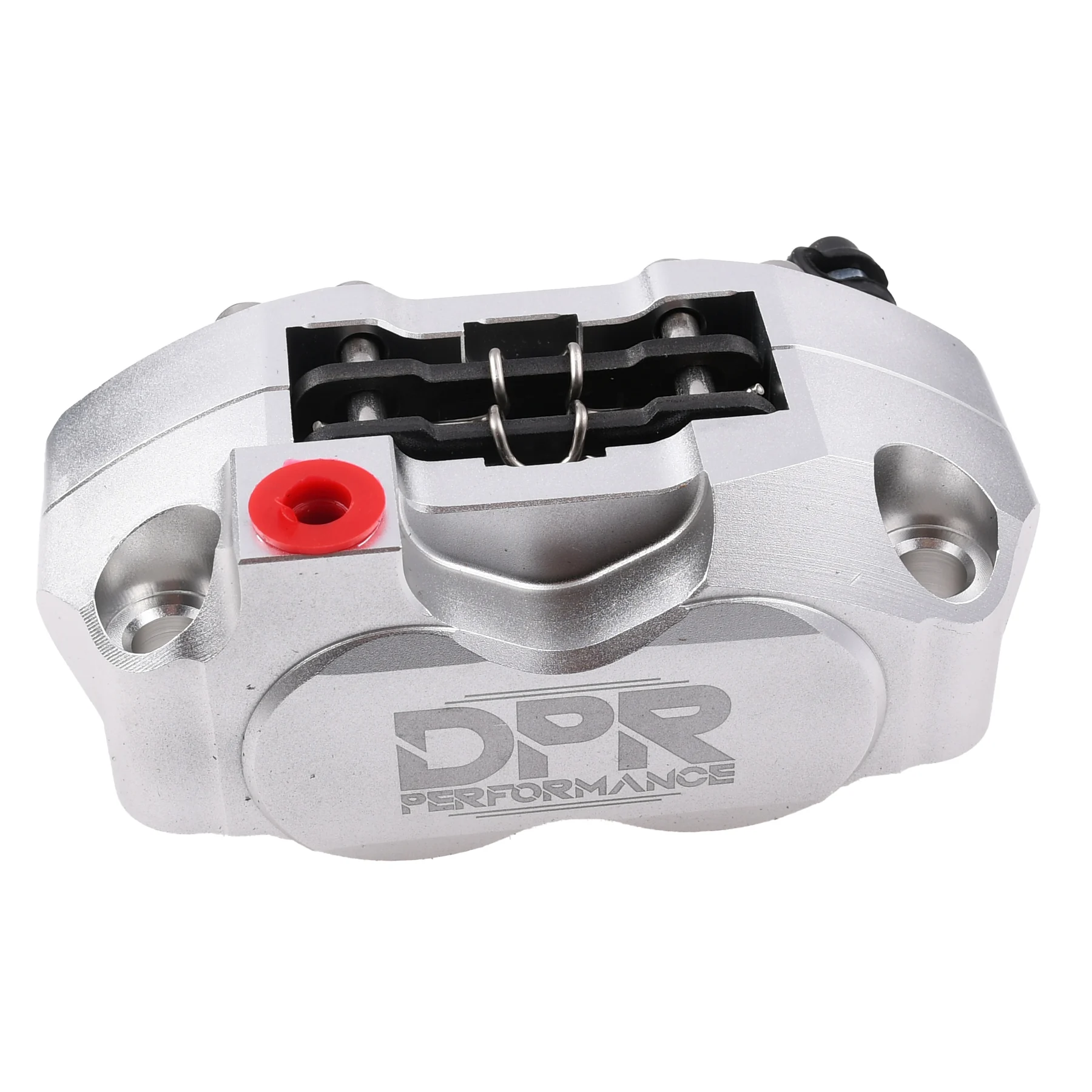 Zacisk hamulcowy Simson CNC srebrny DPR Performance kpl. — ujęcie 2