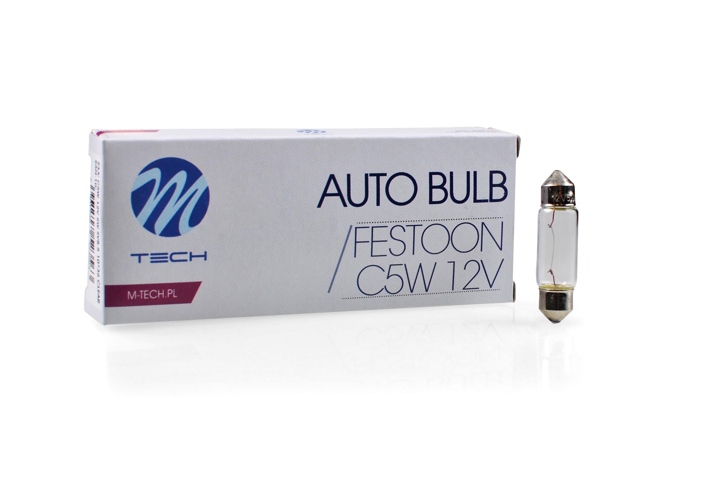 Żarówka rurkowa C5W 12V/5W/36 mm, 10 szt. M-Tech Z33 — ujęcie 4