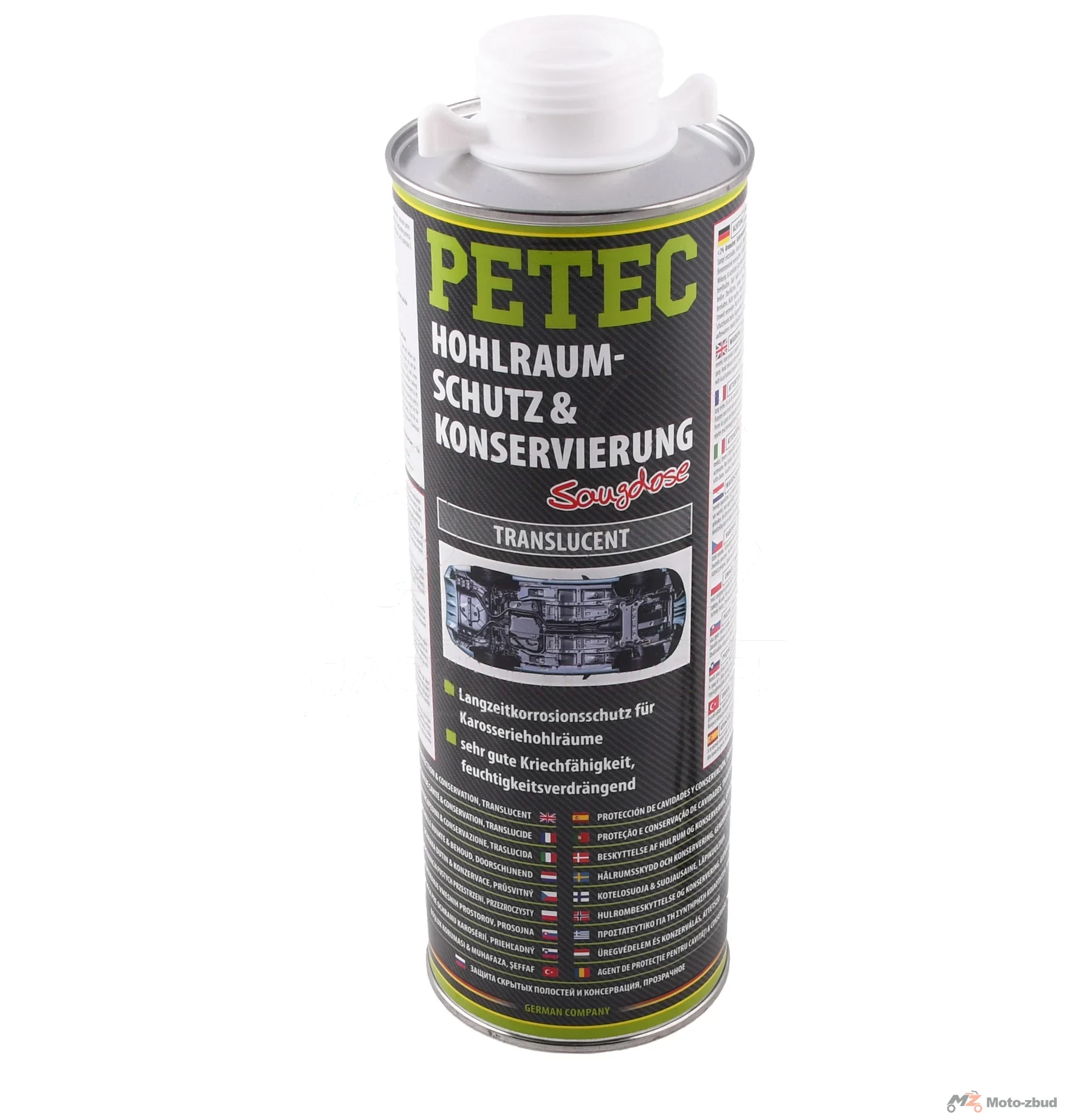 Środek do konserwacji pustych przestrzeni karoserii Petec hohlraumschutz & konservierung spray 1000 ml