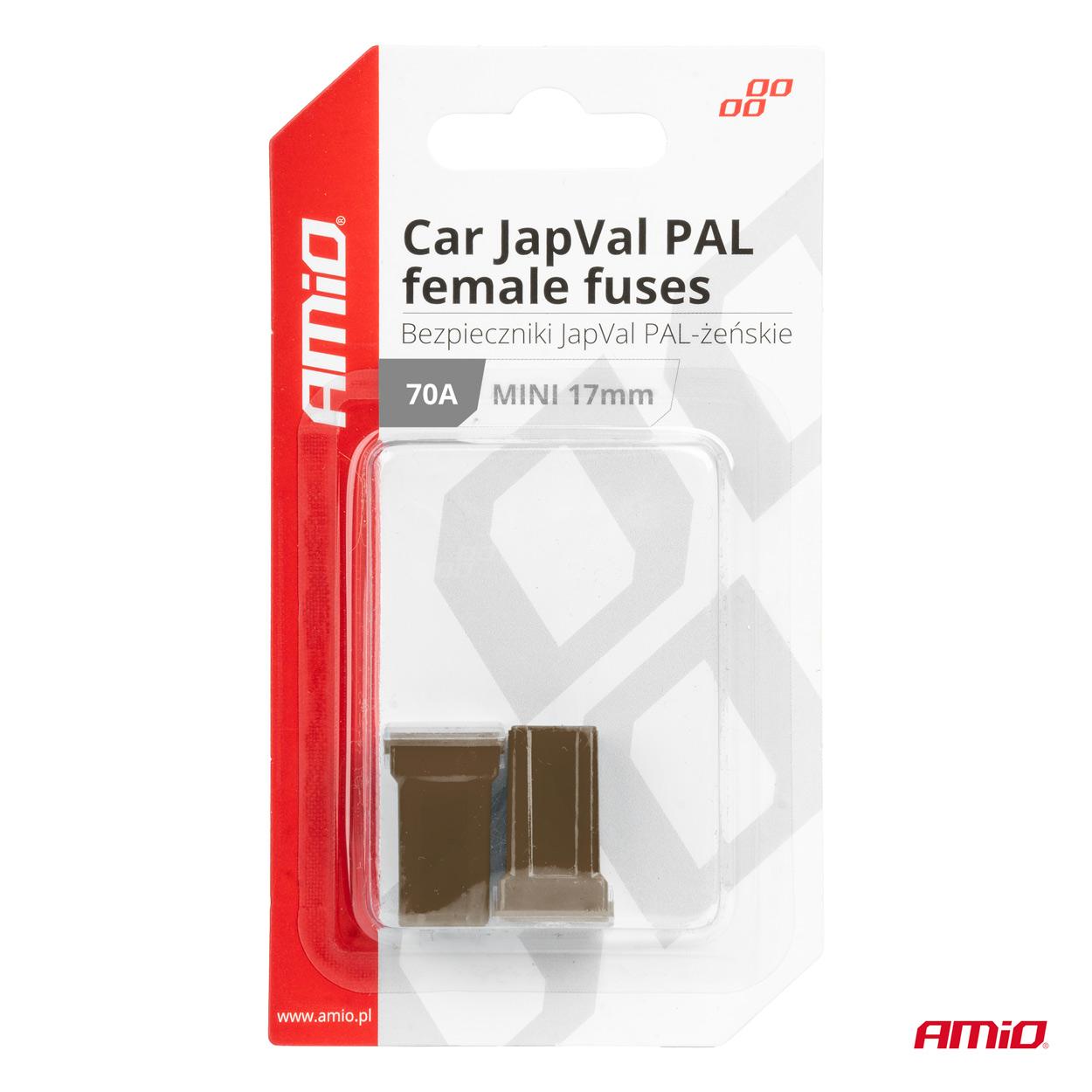 Bezpieczniki samochodowe JAPVAL PAL 2 szt. 70A — ujęcie 3