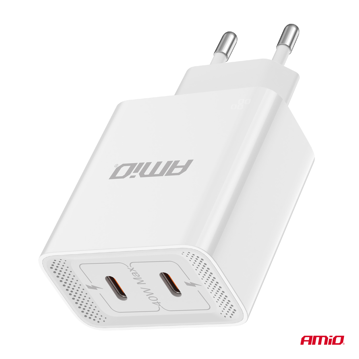 Ładowarka sieciowa 230 V 2x USB-C 40 W — ujęcie 3