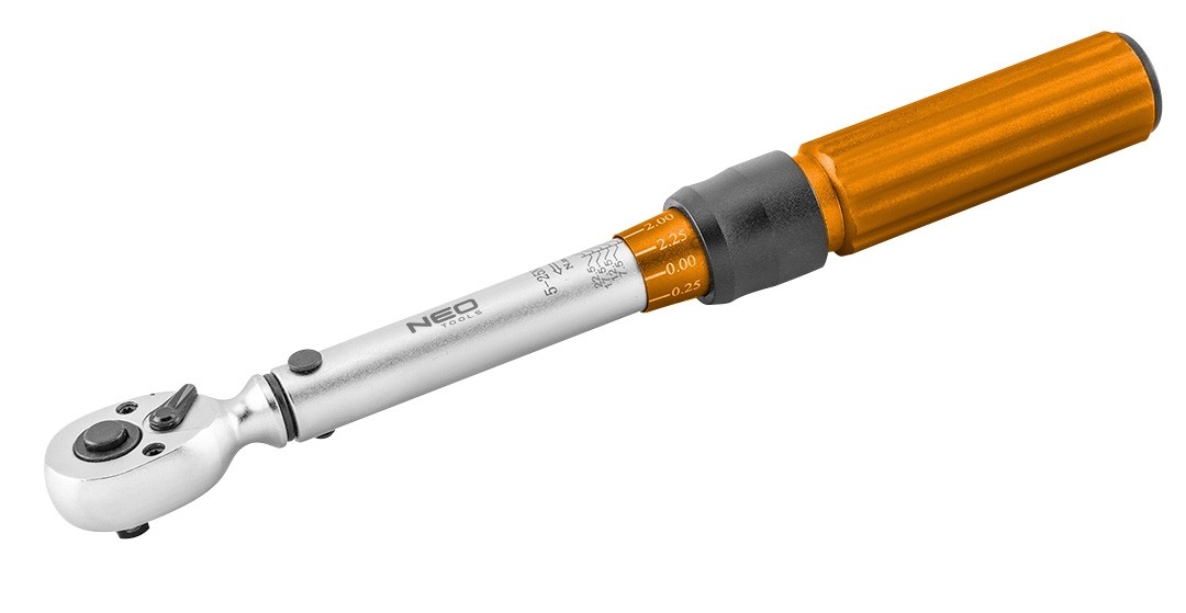 Zestaw kluczy dynamometrycznych dwukierunkowych 1/2, 1/4, 3/8 NEO TOOLS 08-845 — ujęcie 3