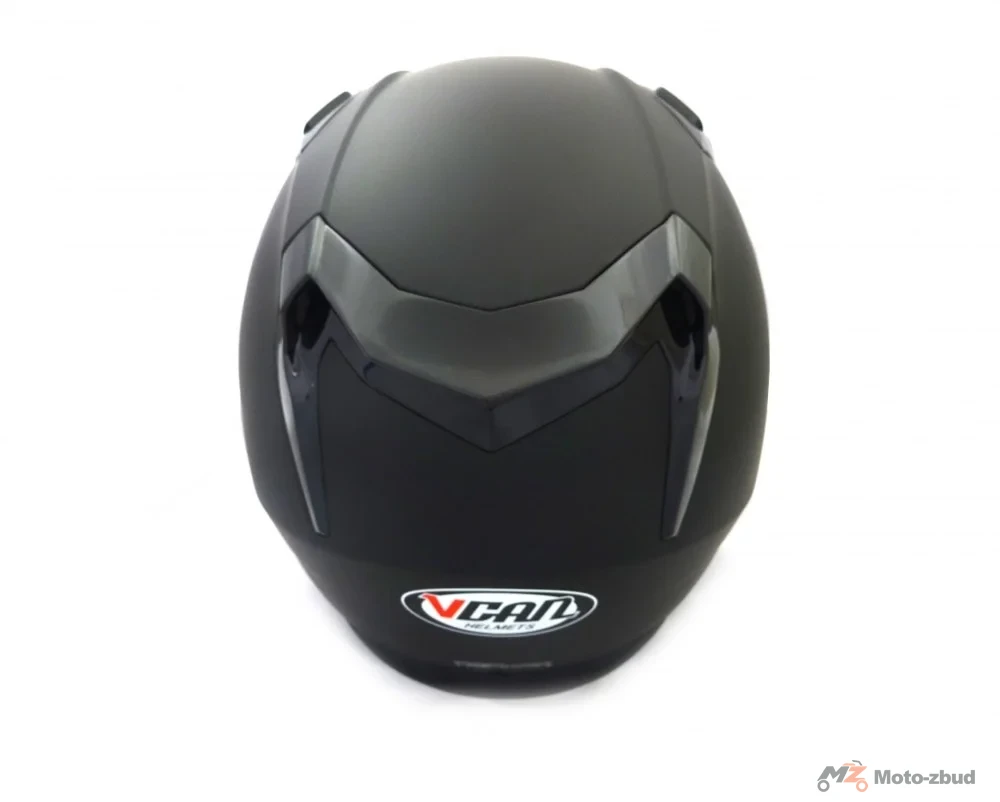 Kask VCAN model V122 Black Matt integralny z blendą czarny mat M — ujęcie 4