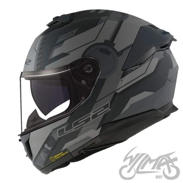 Kask LS2 FF808 Stream II Shadow M.Titan Grey — rozmiar S — ujęcie 2