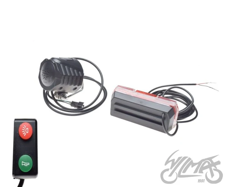 Lampa przód i tył do hulajnogi e-bike 12-60 V — ujęcie 2