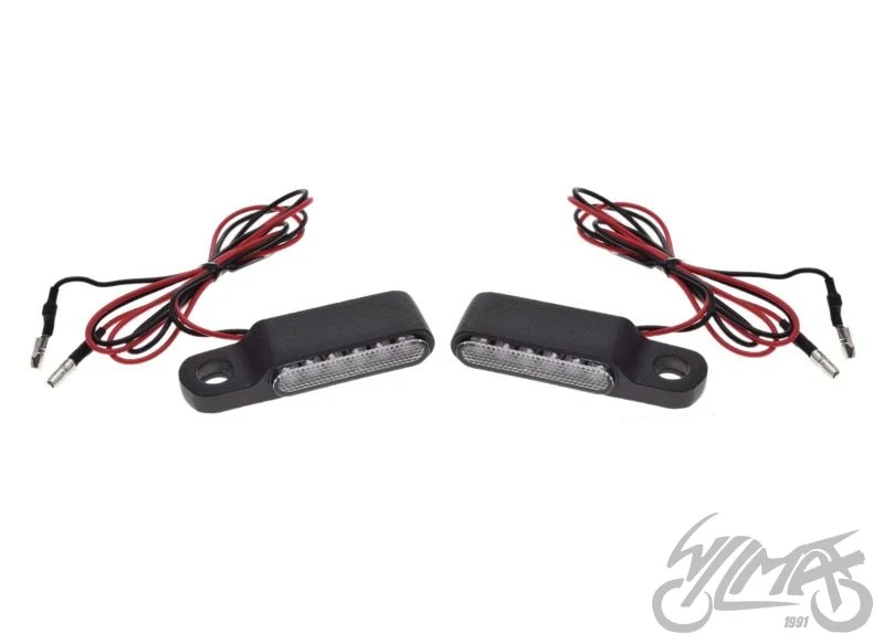 Kierunkowskazy przednie LED do Harley-Davidson — 62 × 19 mm, komplet 2 szt. AM1453 — ujęcie 1