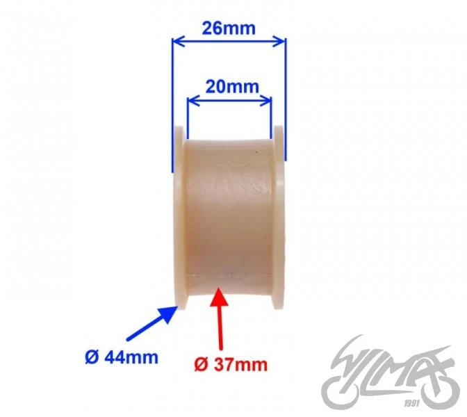 Rolka napinacza łańcucha ATV 150/250 — pod oś 12 mm — ZQ70081 — ujęcie 2