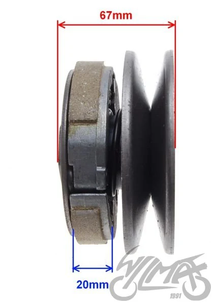 Sprzęgło tył do Yamahy BWS50 — ujęcie 3