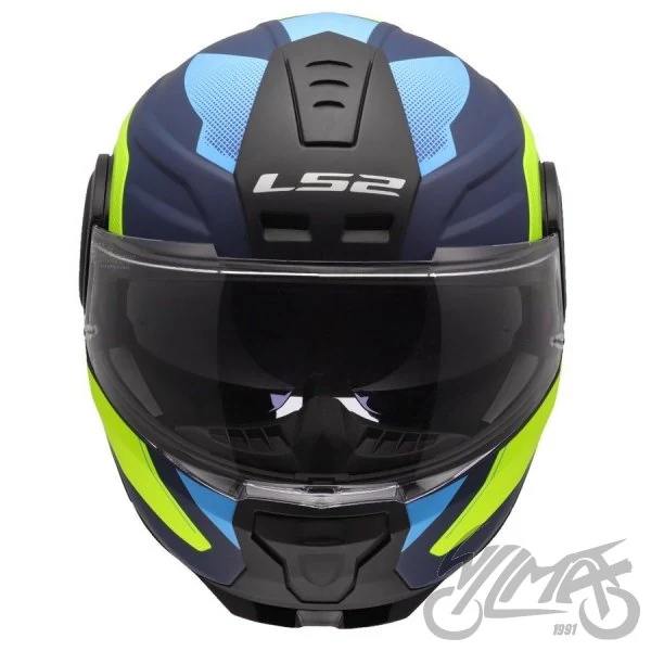 Kask szczękowy LS2 FF902 Scope II Duria M.Bl.Hi-Vis — M z Pinlockiem — ujęcie 4