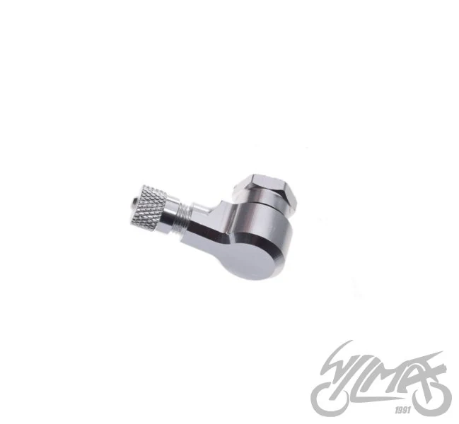 Wentyl koła kątowy skręcany — srebrny, 11,5 mm, długość 40 mm — ujęcie 2