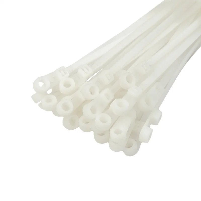Opaska zaciskowa trytytka z kołkiem nylonowa biała 3.6х150mm (100szt) Polax — ujęcie 2
