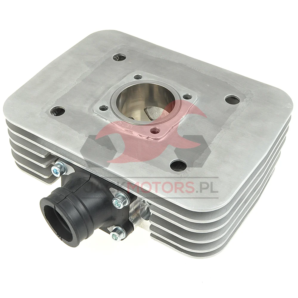 Cylinder Simson 85/5M MK2 membrana EVO 2021 + tłok Barikit komplet · tłok Barikit 1P, zawór membranowy AM6 + króciec BVF Jack Motors Parts — ujęcie 5
