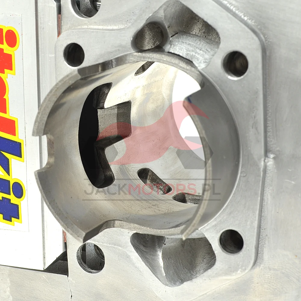 Cylinder Simson 85/5M MK2 membrana EVO 2021 + tłok Barikit komplet · tłok Barikit 1P, zawór membranowy AM6 + króciec BVF Jack Motors Parts — ujęcie 7