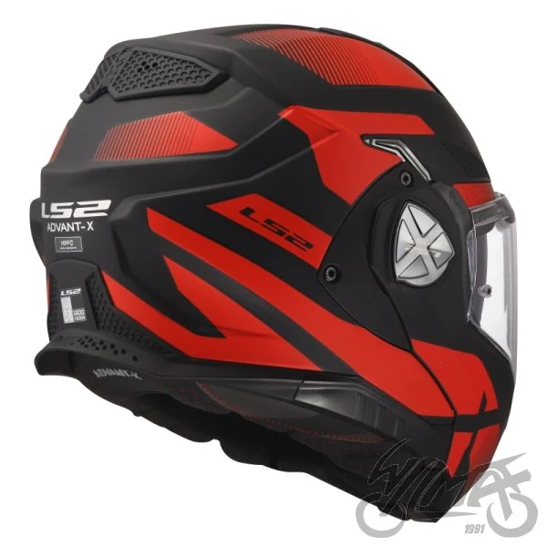 Kask szczękowy LS2 FF901 Advant X Nova Black Red — XXL — ujęcie 6