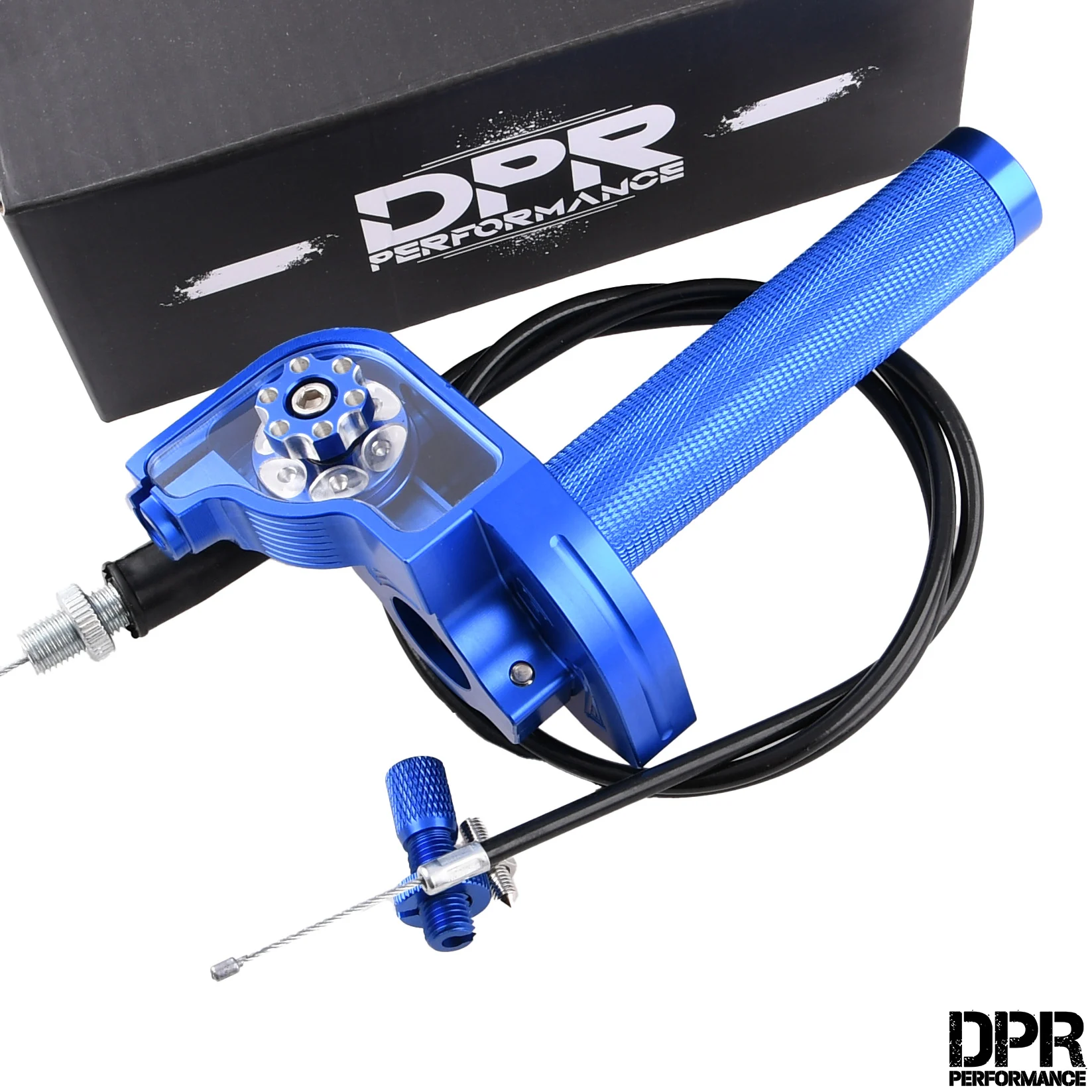 Rollgaz + linka DPR Performance aluminium CNC niebieski