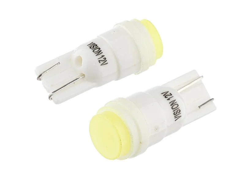 Żarówka W5W T10 12V 1x COB LED biała VISION (2szt.) — ujęcie 3