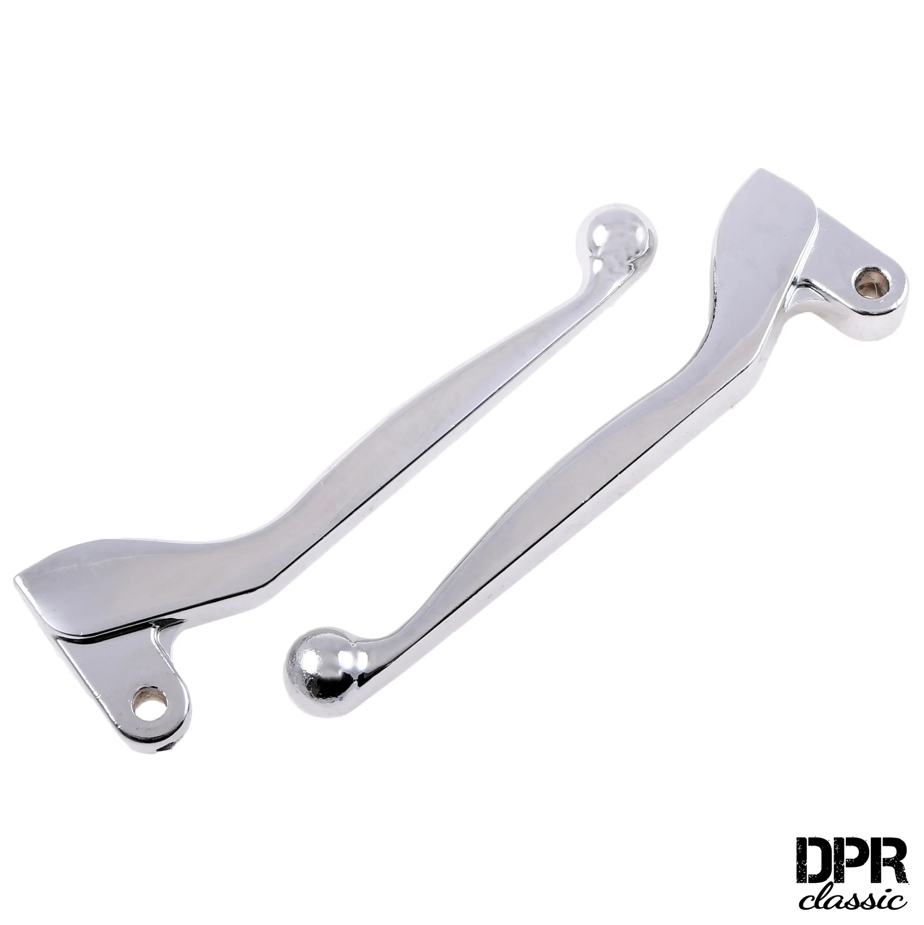 Dźwignia hamulca i sprzęgła Simson aluminium chrom kpl. DPR Classic — ujęcie 1