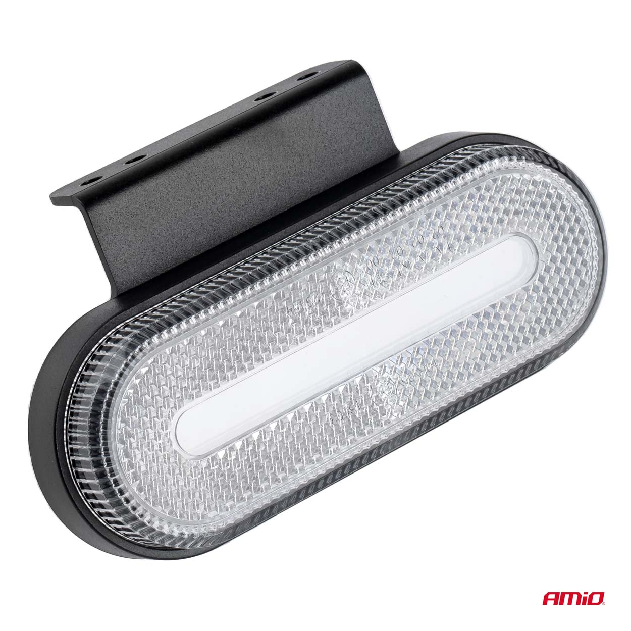 Lampa obrysowa LED OM-01-W owalna biała — ujęcie 2