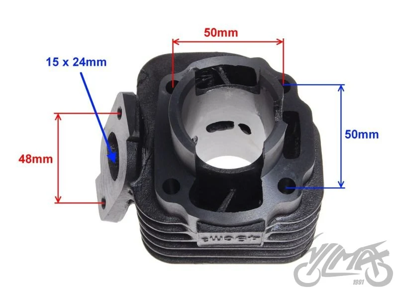 Cylinder 2T EURO 1, sworzeń 10 mm, wariant 50 Quantum — AY32018 — ujęcie 2