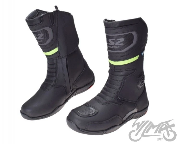 Buty motocyklowe LS2 Goby WP — czarno-żółte fluo, rozmiar 40 — ujęcie 1
