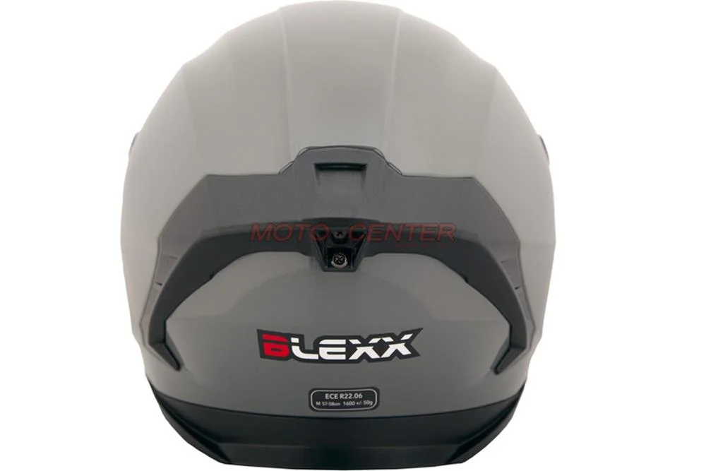 Kask zamknięty z blendą BLEXX MD-820 grey rozmiar M ECER22.06 — ujęcie 3
