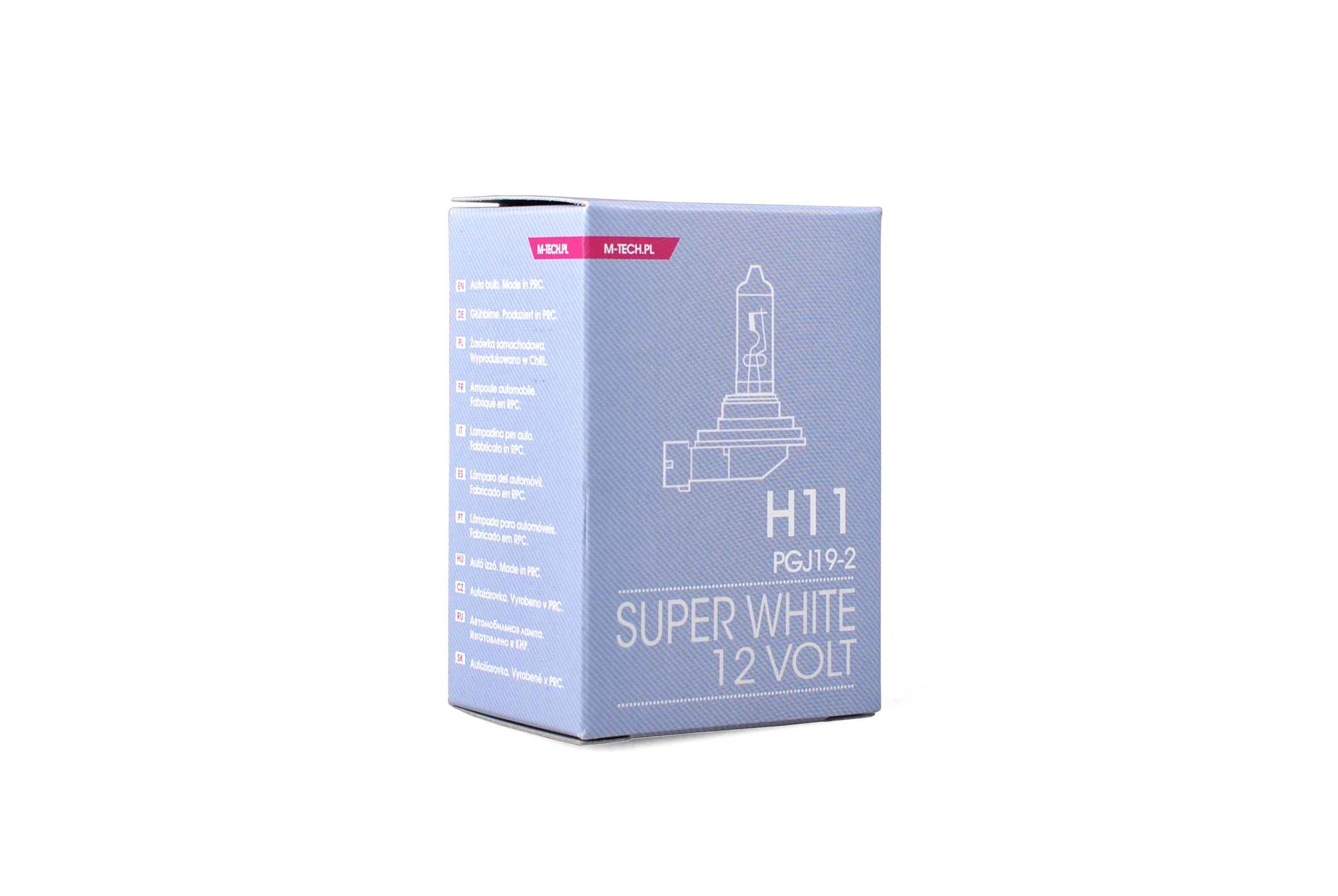 Żarówka halogenowa H11 Super 12 V 55 W PGJ19-2 M-Tech ZSW11 — ujęcie 3