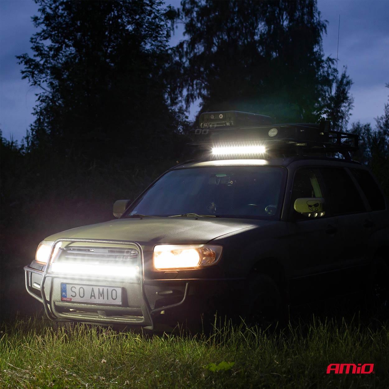 Lampa robocza panelowa LED BAR prosta AWL23 72 W 40 cm 7200lm 12 V 24 V — ujęcie 2