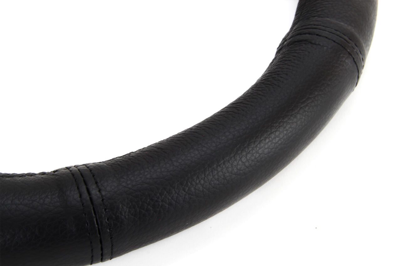 Pokrowiec skórzany nakładka na kierownicę samochodową S 35-37cm — ujęcie 2