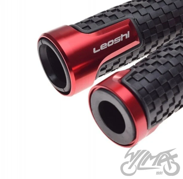 Czerwone manetki 7/8″ + 1″, 124 mm — para — ujęcie 2