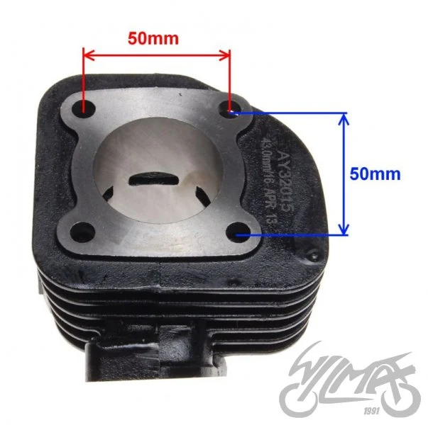 Cylinder 60 cm³ 2T 43,00 2T sworzeń 12 Keeway — ujęcie 2