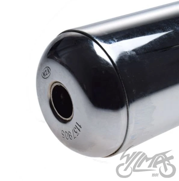 Tłumik Simson SR50 SR80 chrom z obejmą — ujęcie 3