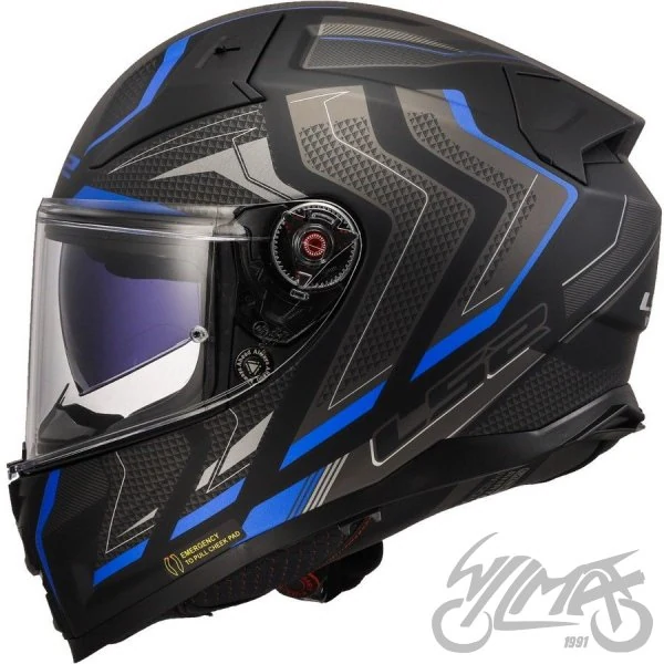 Kask LS2 FF811 Vector II Alizer m.bl. BLUE-06 — rozmiar M — ujęcie 2