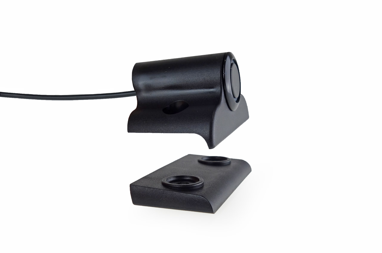 Zestaw czujników parkowania TFT01 4,3" z kamerą HD-301-IR 4 sensory czarne Truck — ujęcie 2